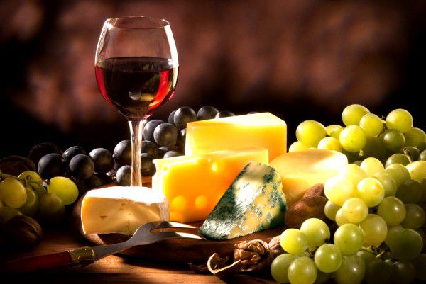 Wine and cheese 