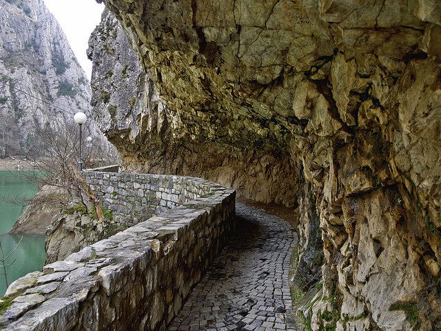 Path leading to the church